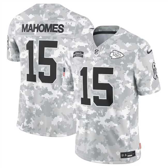 Men's Kansas City Chiefs #15 Patrick Mahomes 2024 Arctic Camo Salute To Service Limited Stitched Jersey Dyin,We sell and wholesale Men's Kansas City Chiefs #15 Patrick Mahomes 2024 Arctic Camo Salute To Service Limited Stitched Jersey Dyin on line form chian!